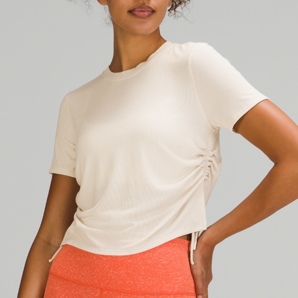 Lululemon Side Cinch Ribbed Tee